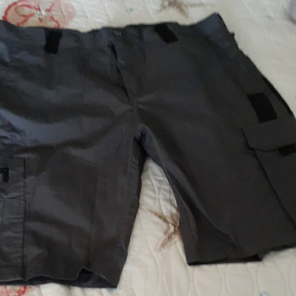 5.11 Tactical Gray Cargo Shorts with Durable Design